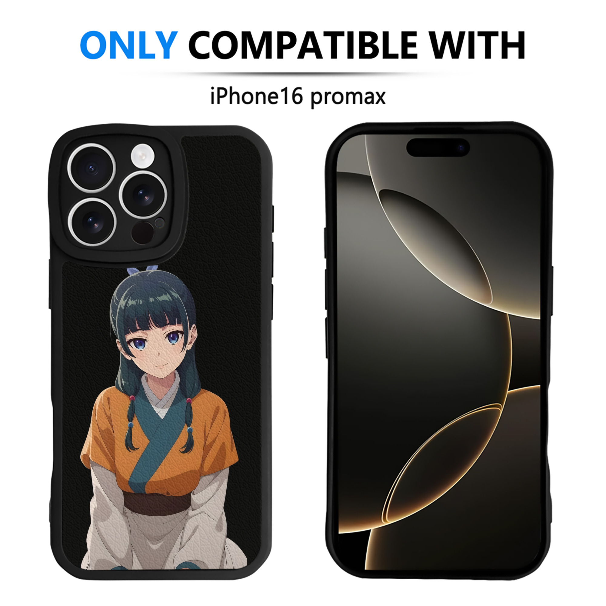 薬屋のひとりごと The Apothecary Diaries 【iPhone 16シリーズ対応】シリコンスマホケース（レザー調） 材質：シリコン